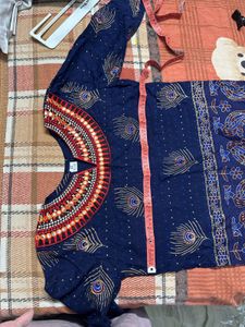 Jaipuri Kurta Fake Mirrow Work