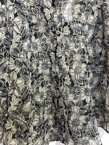 Floral Print Ruffle Sleeve Top