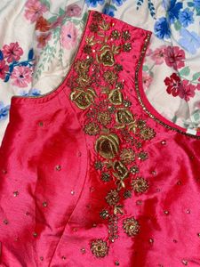 Embroidered Pink Blouse