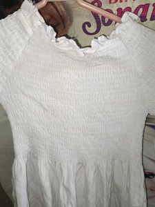 White Off-Shoulder Top