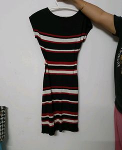 Black Stripe Dress