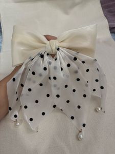 Organza Polka Dot Hair Clip