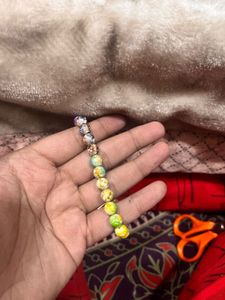 Colorful marble Beaded Bracelet