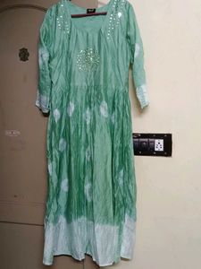 Elegant Green Kurta(New not used even once)