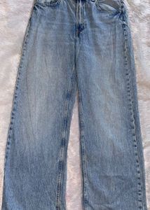 H&amp;M Light Wash Wide Leg Jeans