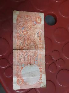 Vintage 20 Rupee Note For Sale