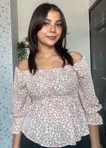 Floral Smocked Blouse