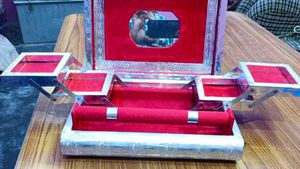 New Silver Jewellery And Bangles Box