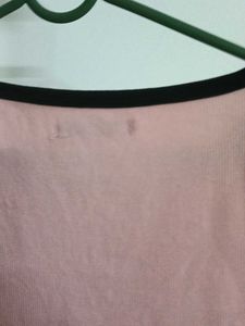 Zara Pink Ringer Tee