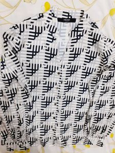 Stylish Geometric Print Top