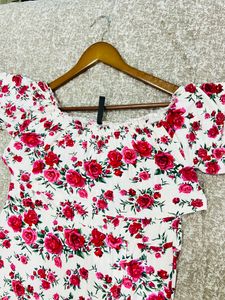 Garden Of Roses Body Con Dress