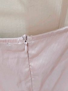 Zalora Pink Puff Sleeve Mini Dress