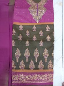 Beautiful Colour Combination Dress Material