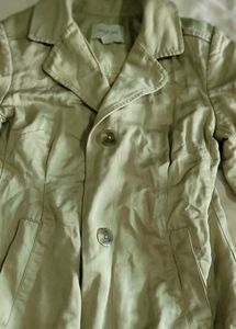 Elegant Embroidered Trench Coat