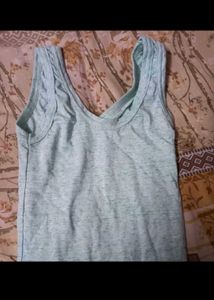 Combo Of 4 Tops And Tunics -Leaf Print V-Neck Top