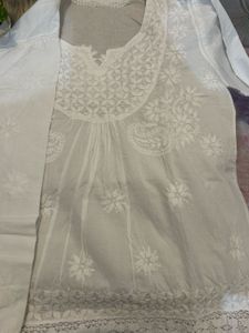 Cotton Handwork Chikankari Kurti