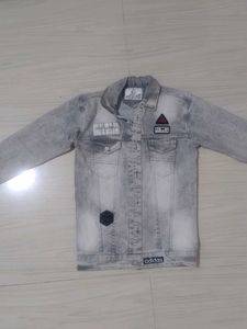 Stylish Gray Denim Jacket