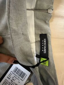 Gray Skort with Buttons