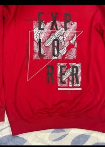 Beautiful Red Explorer Sweatshirt
