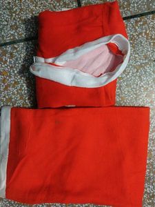 Vintage Red &amp; White Button-Up Shirt