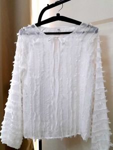White Korean Top
