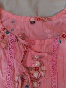 Pink Women Kurti New Without Tag