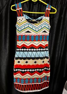 Print Mini Bodycon Dress