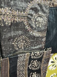 Elegant Unstitched Dress Material