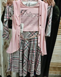 Three Piece Dress For Girls