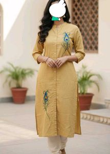 Elegant Embroidered Kurta