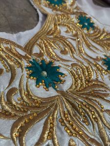 Elegant White Embroidered Dress