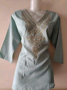 Embroidered Tunic Top