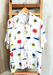 Abstract Print Shirt Size-42-44