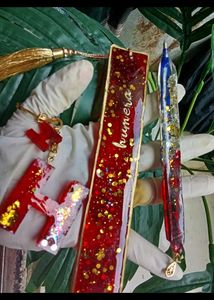 Resin Bookmark & Pen Set