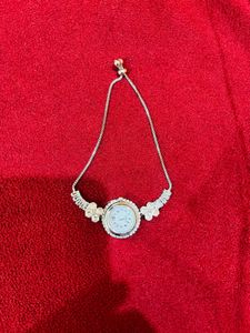 Elegant Silver Gold Watch New With Tag