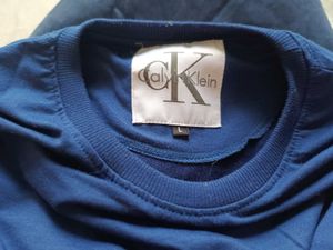Men Calvin Klein Blue Sweater