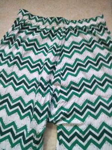Green &amp; White Kurta
