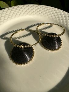 Ring Jhumkas 🖤✨, Water Resistant