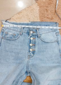 High waist flare jeans made with soft eco friendly