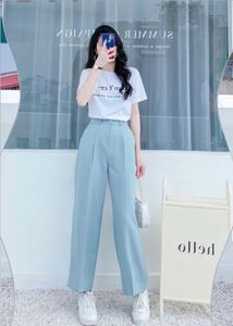 ZARA Wide Leg Sky Blue Pant