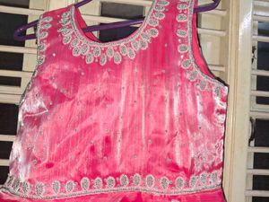 Ethnic Rose Pink Gown