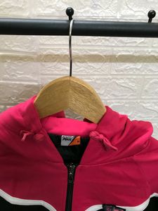 Pink Black Hoodie Small