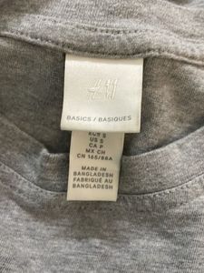H&amp;M Gray T-Shirt Dress - Casual Chic