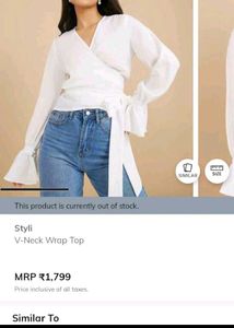 Cute Wrap Up Top