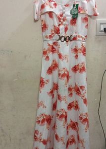 1 Pc Dress With Brand Tag