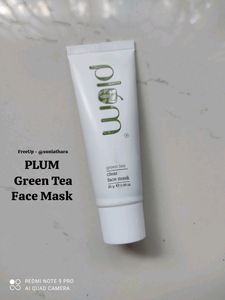 PLUM Green Tea Clear Face Mask