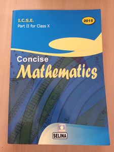 Concise Mathematics Class 10 Selina Publishers