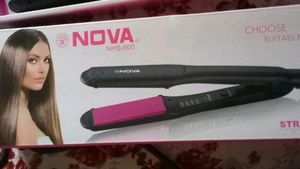 Nova NHS-900 Hair Straightener {BLACK/PINK}