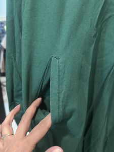 Green Hoodie Dress