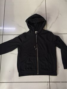 Black Zip-Up Hoodie